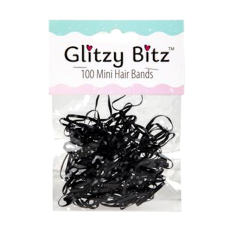 Mini Hair Elastics 100 piece